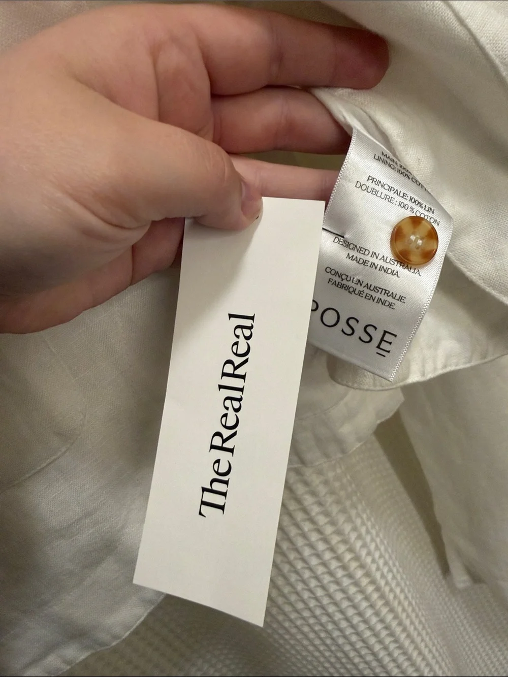 NWT POSSE Emma Linen Vest and Skirt Two-Piece Matching Set